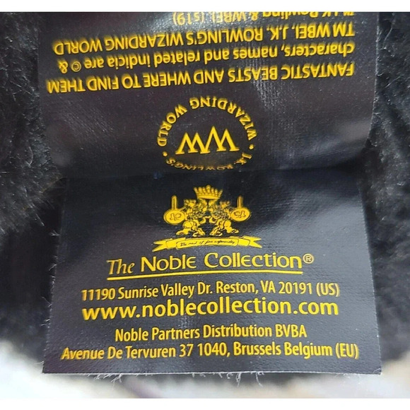 The Noble Collection Fantastic Beasts Plush Niffler Stuffed Wizarding World 9” - Picture 5 of 5
